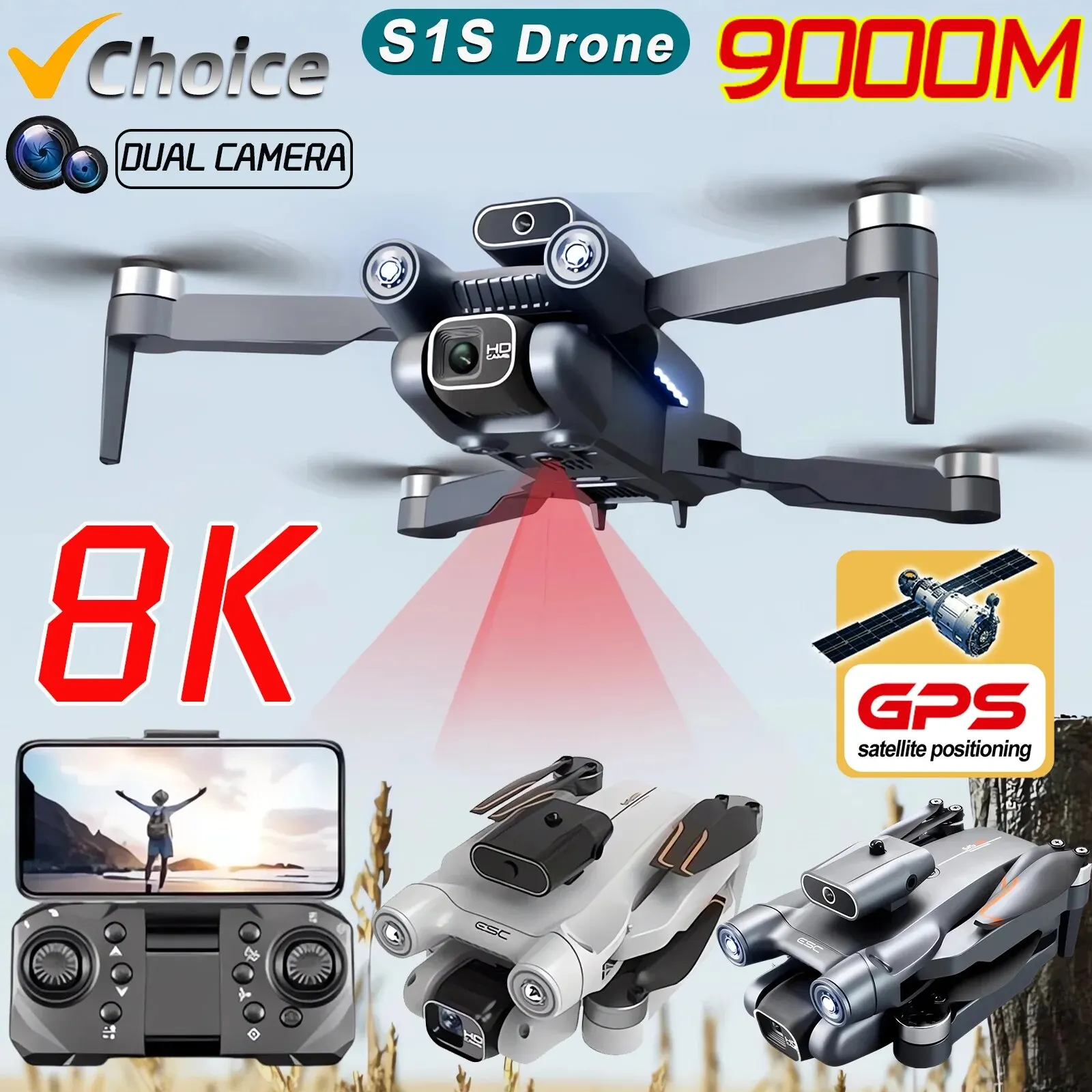 Drone Camera Hd - Neue s1s 5g gps drohnen kamera