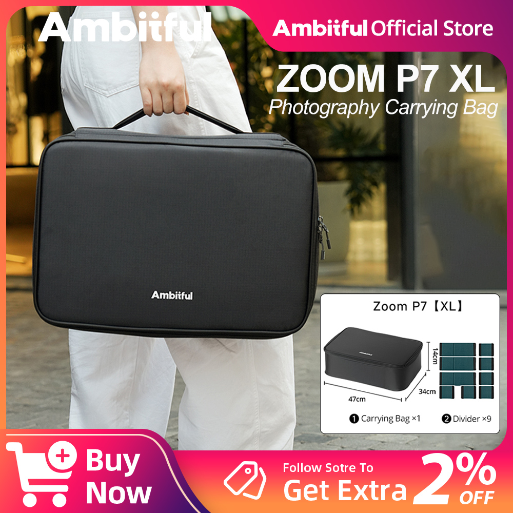 Drone Camera Lens - Ambitful ZOOM P7II XL Fotografie Aufbewahrungstasche
