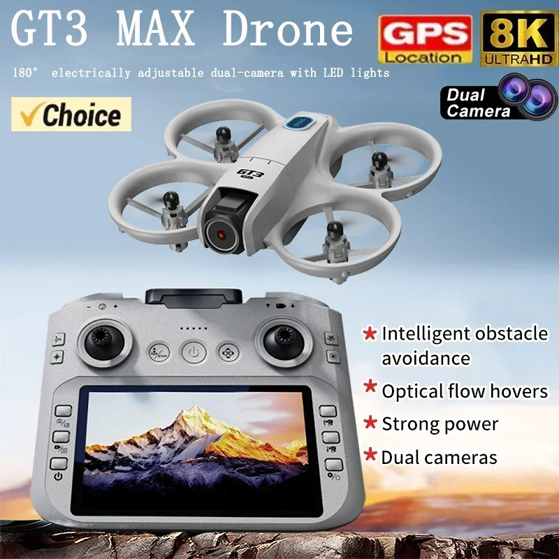 Drone Camera Night Vision - 2026 NEUER GT3 Mini mit LED