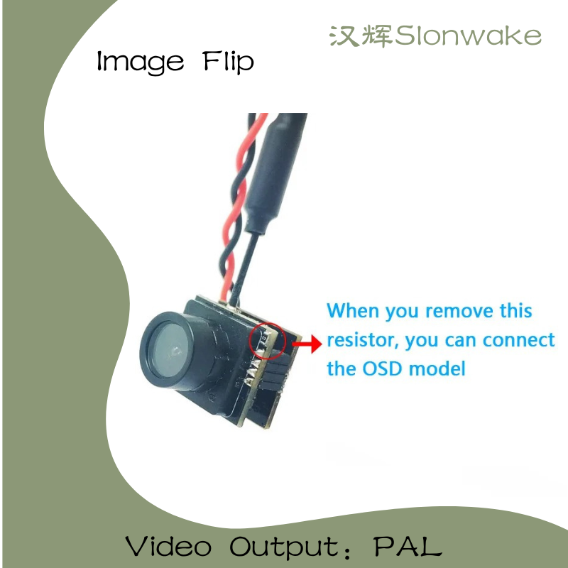 Slonwake 5.8G 48CH 25mW FPV VT – Drone Camera Wide Angle Bewertung und Preis