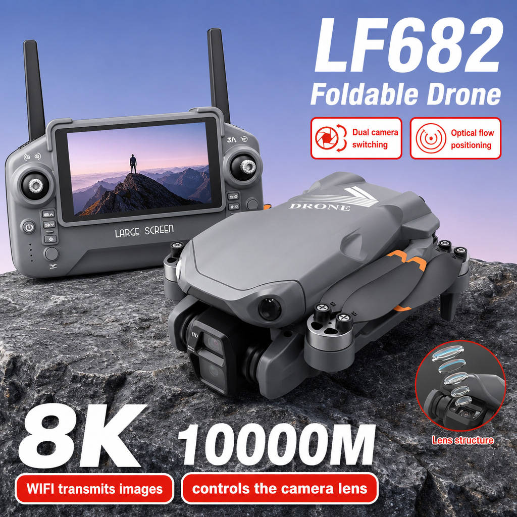 Luftbild-Drohne LF682 mit 8K H – Drone Camera Night Vision Bewertung und Preis