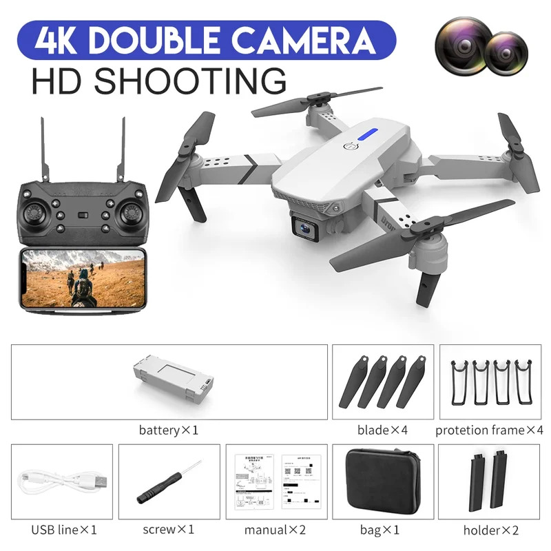 E88 ProIntelligent Folding Dro – Drone Camera Night Vision Bewertung und Preis