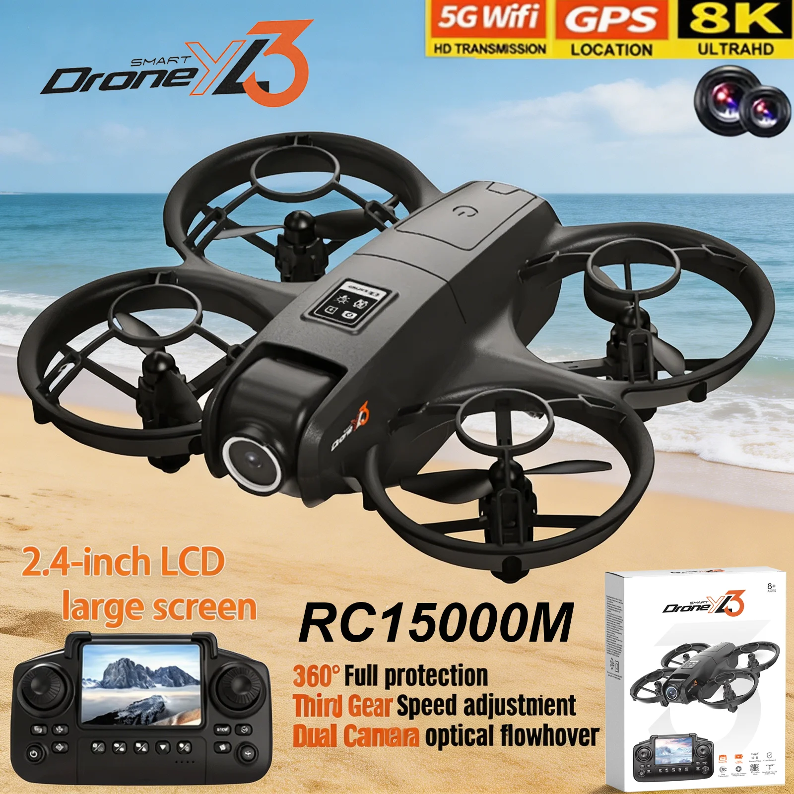 Neue YL3 RC-Drohne mit 8K 1080 – Drone Camera Wide Angle Bewertung und Preis